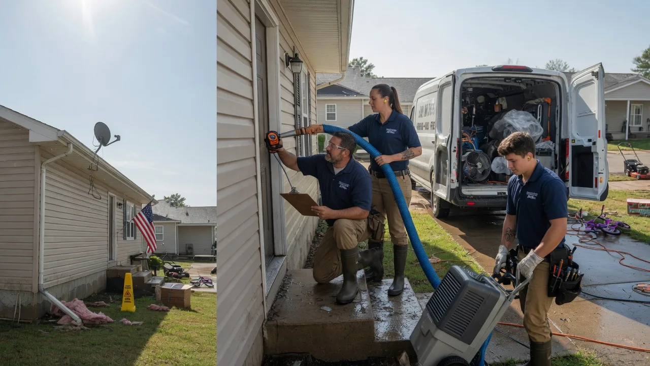 Ceiling Water Damage Restoration in Almena, KS near me